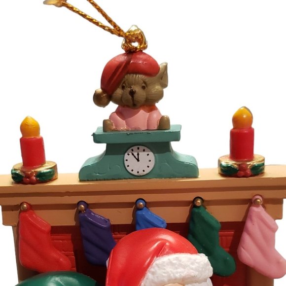 It's Christmas! Again? Santa The Chimney Scene Ornament Christmas Traditions Col - Picture 3 of 11